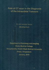 Image of Role of CT scan in the diagnosis of the intraorbital tumours