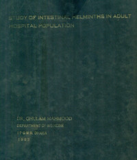 Image of Study Of Intestinal Helminths In Adult Hospital Population
