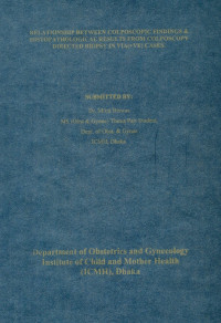 Image of Relationship Between Colposcopic  Findings & Histopathological Results From Colposcopy Directed Biopsy in Via(+VE) Cases