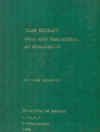 Image of Iron therapy oral and parenteral an evaluation