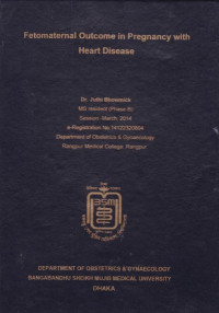 Image of Fetomaternal Outcome in Pregnacy with Heart Disease