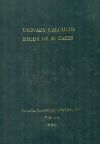 Image of Urinary Calculus Study Of 32 Cases