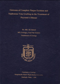 Image of Outcome of Complete Plaque Excision and Saphenous Vein Grafting in the Treatment of Peyronie's  Disease