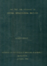 Image of Pap Test For Screening Of Cervical Intraepithelial Neoplasia