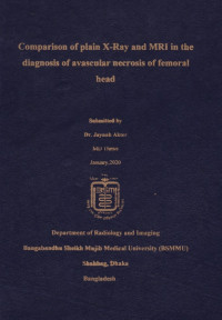 Image of Comparison of Plain X-Ray and MRI in the Diagnosis of Avascular Necrosis of Femoral Head