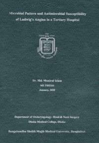 Image of Microbial Pattern and Antimicrobial Susceptibility of Ludwig's Angina in a Tertiary Hospital