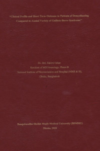 Image of 'Clinical Profile and Short Term Outcome in Patients of Demyelinating Compared to Axonal Variety of Guillain-Barre Syndrome'
