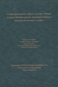 Image of Pedicled Latissimus  Dorsi Flap for Coverage of Wound Around the Shoulder and Arm-Anatomical Variation in Dissection and Outcome Variability
