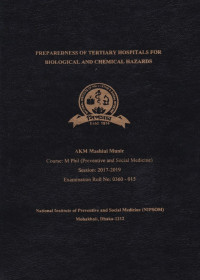 Image of Preparedness of Tertiary Hospitals for Biological and Chemical Hazards