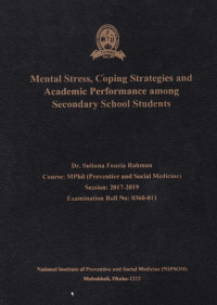 Image of Mental Stress, Coping Strategies and Academic Performance among Secondary School Students
