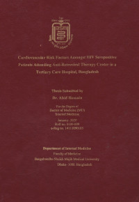Image of Cardiovascular Risk Factors Amongst HIV Seropositive Patients Attending Anti-Retroviral Therapy Center in a Tertiary Care Hospital, Bangladesh