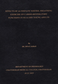 Image of Effects of Alternate Nostril Breathing Exercise on Cardio-Respiratory Functions in Healthy Young Adults