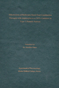 Image of Effectiveness of Metformin-Based Dual Combination Therapies with Sulphonylurea or DPP-4 Inhibitor in Type-2 Diabetic Patients