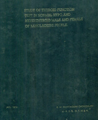 Image of Study Of Thyroid Function Test In Normal Hypo And Hyperthyroid Male And Female Of Bangladeshi People