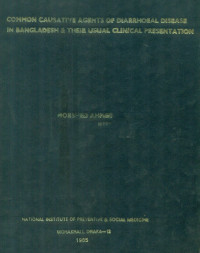 Image of Common Causative Agents of Diarrhoeal Disease In Bangladesh & Their Usual Clinical Presentation