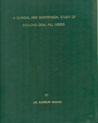 Image of A Clinical And Biochemical Study Of Prolong Oral Pill Users