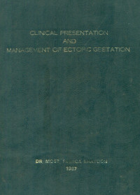 Image of Clinical Presentation And Management Of Ectopic Gestation
