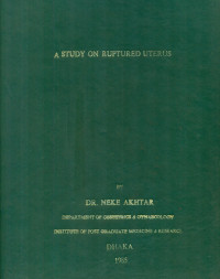 Image of A Study On Ruptured Uterus