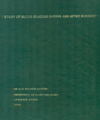 Image of Study of blood glucose during and after surgery