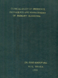 Image of Clinical Study Of Incidence, Prevalence And Management Of Primary Glaucoma