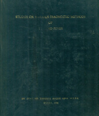 Image of Studies On Various Diagnostic Methods Of Typhoid Fever