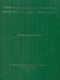 Image of A Study Of Etiology And Clinical Aspect And Management Of 100 Cases Of Genital Prolapse