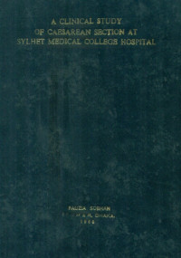 Image of A Clinical Study Of Caesarean Section At Sylhet Medical College Hospital