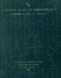 Image of A Clinical Study Of Hirschsprung's Disease In IPGMR, Dhaka
