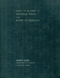Image of Study Of 30 Cases Of Testicular Tumor And Review Of Literature