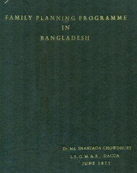 Image of Family planning programme in bangladesh