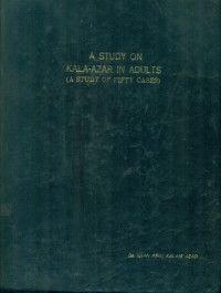 Image of A Study On Kala-Azar In Adults (A Study Of Fifty Cases)