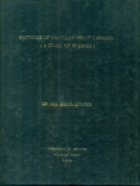 Image of Patterns Of Valvular Heart Diseases (A Study Of 50 Cases)