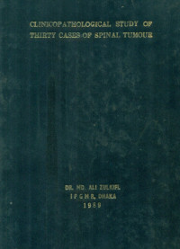 Image of Clinicopathological Study Of 30 Cases Of Spinal Tumour