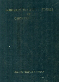 Image of Clinico-Pathological Studies Of Cirrhosis Of Liver