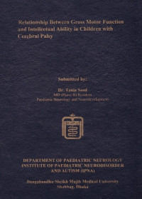 Image of Relationship Between Gross Motor Function and Intellectual Ability in Children with Cerebral Palsy