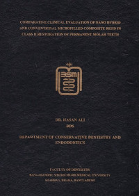 Image of COMPARATIVE CLINICAL EVALUATION OF NANO HYBRID AND CONVENTIONAL MICROFILLED COMPOSITE RESIN IN CLASS II RESTORATION OF PERMANENT MOLAR TEETH